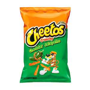 Cheetos Cheddar Jalapeño Crunchy 2.75oz (BB 1 July 2025)