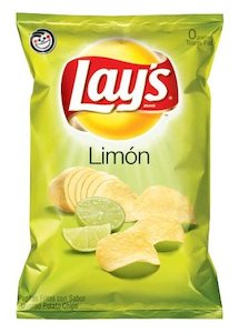 Snacks: Lay's Limon Potato Chips 1.5 oz (BB 30 DEC 2025)