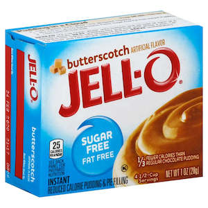 Baking: Jell-O Instant Pudding Sugar Free - Butterscotch 1oz