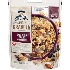 Breakfast: Quaker Simply Granola 34.5oz (BB4 Jan 11 2026)