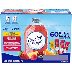 Drinks: Crystal Light Variety Pack 60 Sachets 6.3z