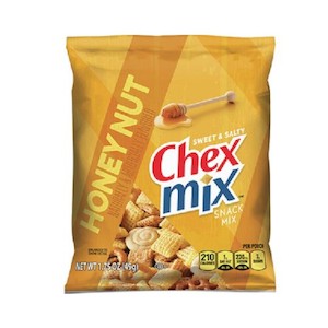 Snacks: Chex Mix Honey Nut 1.75 oz