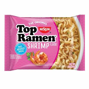 Other Grocery: Top Ramen Noodle - Shrimp 3oz