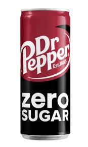 Drinks: Dr Pepper Zero Sugar 12oz can