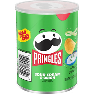 Snacks: Pringles Sour Cream & Onion 1.4oz