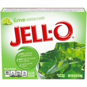 Jell-O Gelatin - Lime 6oz/170g (Large)