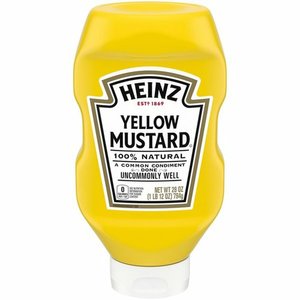 Sauces Spices: Heinz Yellow Mustard 28oz