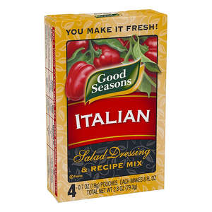 Sauces Spices: Good Seasons Italian Salad Dressing & Recipe Mix - 4 Pouches