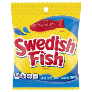 Candy: Swedish Fish 3.6oz Peg Bag