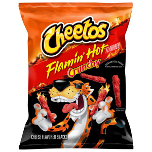 Snacks: Cheetos Flamin' Hot 2oz (BB 30 DEC 2025)