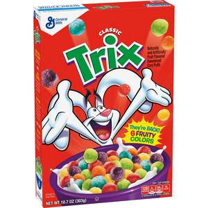 Breakfast: Trix 10.7oz