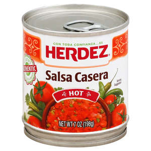 Canned: Herdez Salsa Casera (Hot) 7oz (198g)