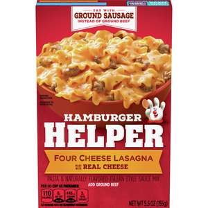Other Grocery: Hamburger Helper - Four Cheese Lasagna 5.5oz