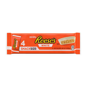Candy: Reese's White Creme & Peanut Butter Cups 4 Pack Snack Size