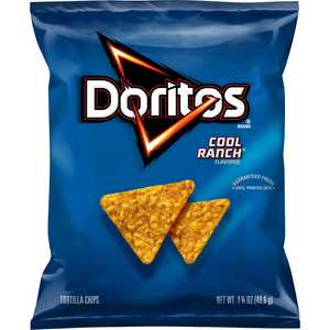 Snacks: Doritos Cool Ranch 1.75oz (49.6g) - (BB 24 Feb 2026)