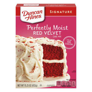 Baking: Duncan Hines Red Velvet Cake Mix 15.25oz