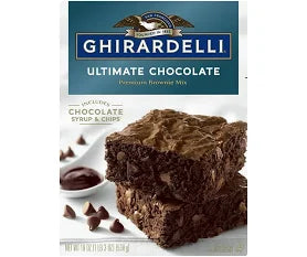 Baking: Ghirardelli Ultimate Chocolate Premium Brownie Mix 19oz