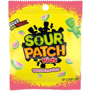 Sour Patch Kids Watermelon Peg Bag 3.6oz