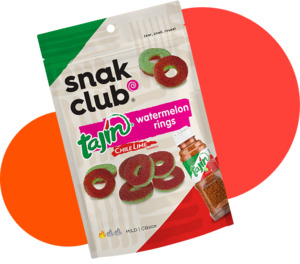 Snak Club Tajin Watermelon Rings 2.25oz (64g)