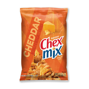 Snacks: Chex Mix Cheddar (Large) 8oz