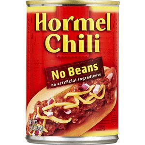 Hormel Chili no beans 15 oz