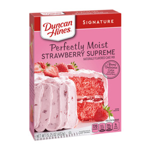 Duncan Hines Strawberry Supreme Cake Mix 15.25oz