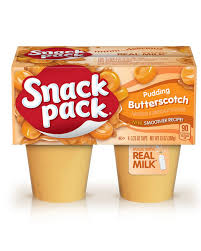 Snacks: Snack Pack Butterscotch 4ct