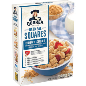 Quaker Oatmeal Squares Brown Sugar 14.5 oz