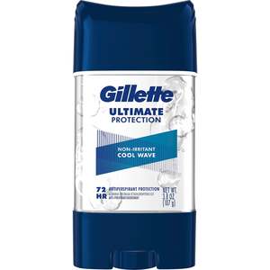 Gillette Cool Wave Gel Deodorant - Ultimate Protection Non-Irritant 3.8oz
