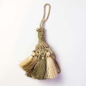 Large Tassel - Sage Butter