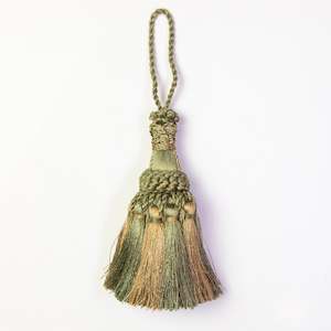 Accessories: Large Tassel - Gold Leaf