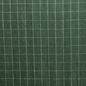 New Arrivals: Cucumber Check Linen Fabric