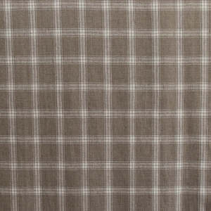 Porcini Plaid Linen Fabric