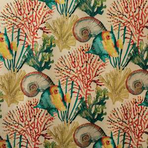 New Arrivals: Seabed Citrus Cotton Fabric
