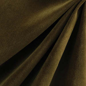 Olive Green Velvet Fabric
