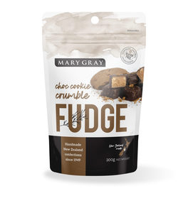 Products: Mary Gray Choc Cookie Crumble Fudge Share Bag - 180gm Mary Gray