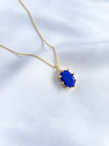 Radiate Jewellery: Lapis Lazuli Oval Necklace
