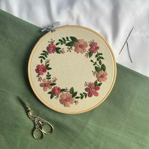 Loose Threads: The Wreath DIY Embroidery Kit