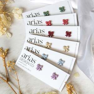 Jewellery: Mini Bow Stud Earrings