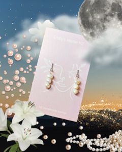 Emilys Atelier Nz: Fresh water 3 pearl silver