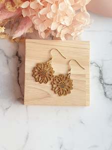 Sunflower gold french hooks