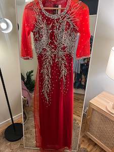 Pre-Loved Red sequin dress