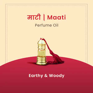 Maati Natural Perfume Oil (Petrichor Attar) - Boond Fragrances