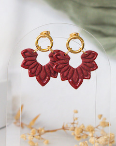 Cherry Sunburst Earrings