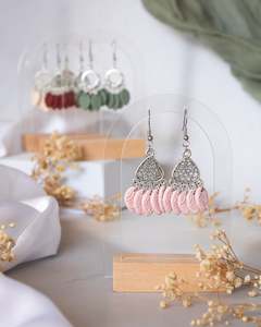 Blush Chandelier Earrings