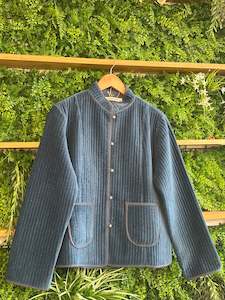 Noir Blue Quilted Jacket