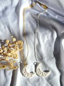 Emilys Atelier Nz: Moonlit necklace gold