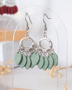 Sage Chandelier Earrings