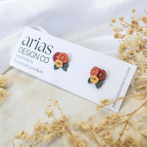 Arias Design Co: Mini Bouquet Earrings - Fall