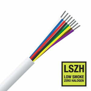 8 Core, 0.44mm², (14/0.2), TCW, LSZH, Security Cable (MSEC 8142 TCWLS)